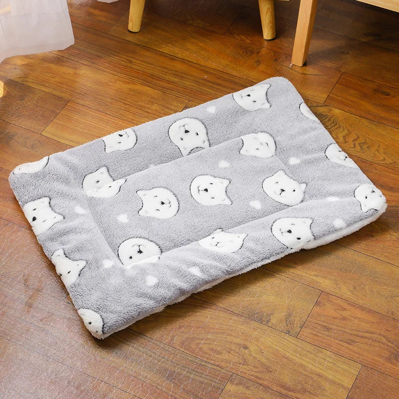 Reversible Plush Pet Comfort Cushion