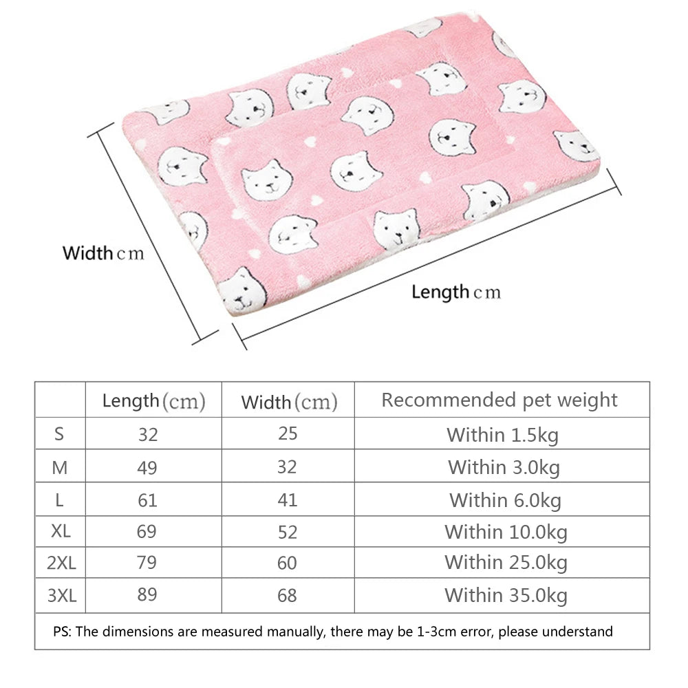 Reversible Plush Pet Comfort Cushion