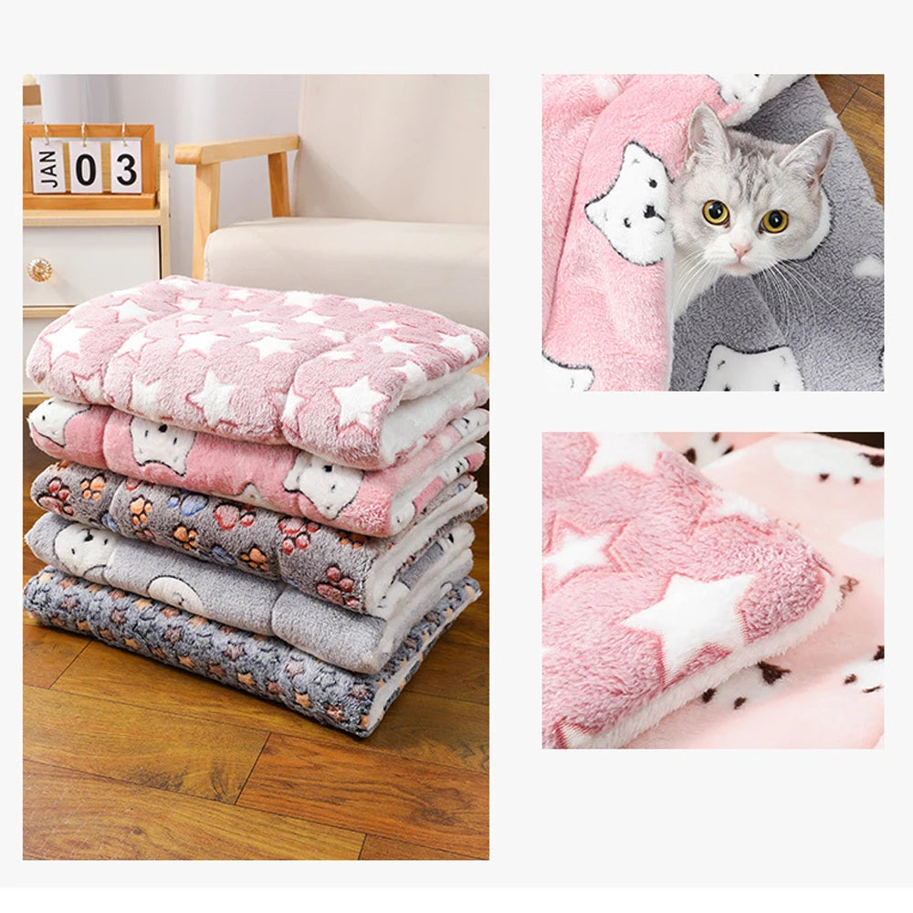 Reversible Plush Pet Comfort Cushion