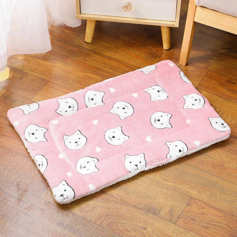 Reversible Plush Pet Comfort Cushion